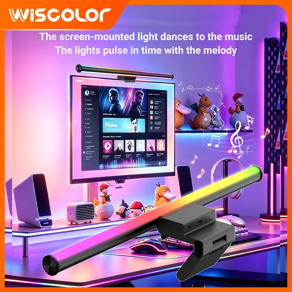 Setup Desk Monitor - Barre lumineuse RGBIC avec contrôle Wi-Fi,
