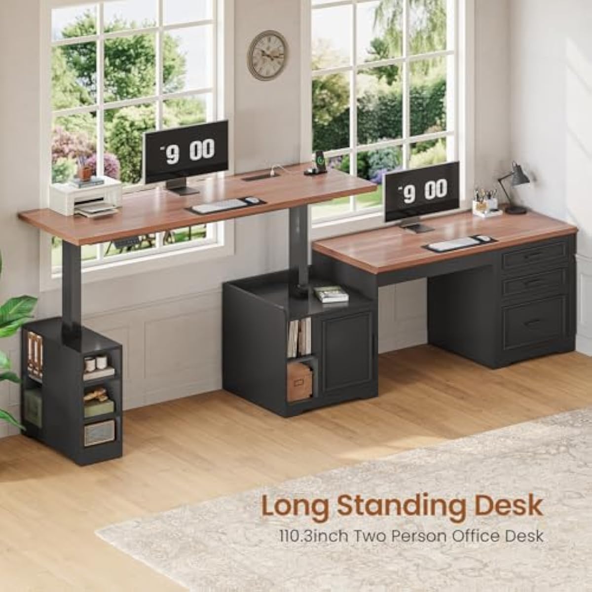 Bureau électrique réglable en  - Desk Setup L Shaped avis et prix