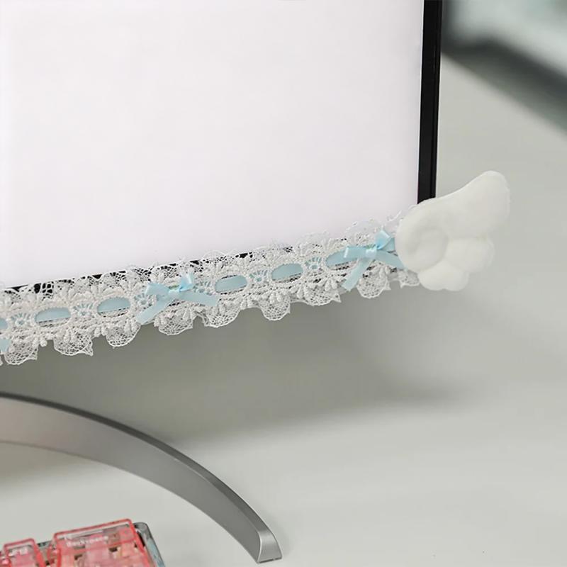 Bordure décorative en dentelle - Setup Desk Monitor avis et prix