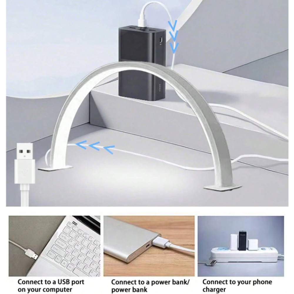 Lampe à ongles 40/66CM, lumièr - Desk Setup Lamp avis et prix