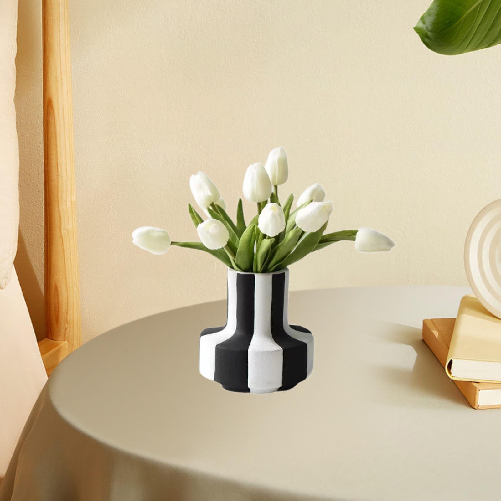 Vase à plantes élégant à rayur - Desk Setup Minimalist avis et prix